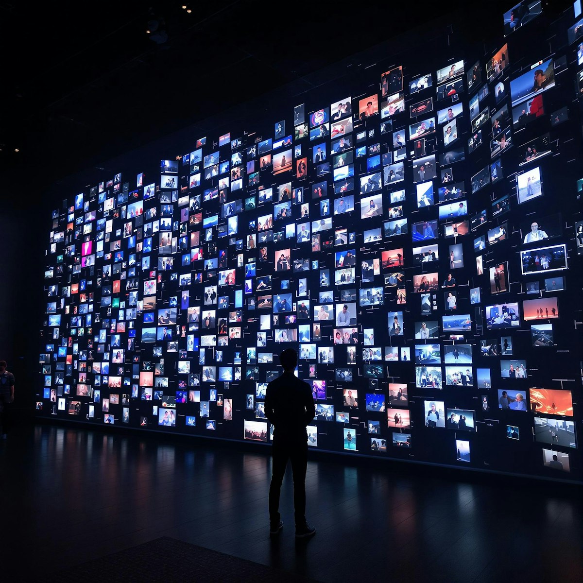 Media Relations Silhouette and Screens